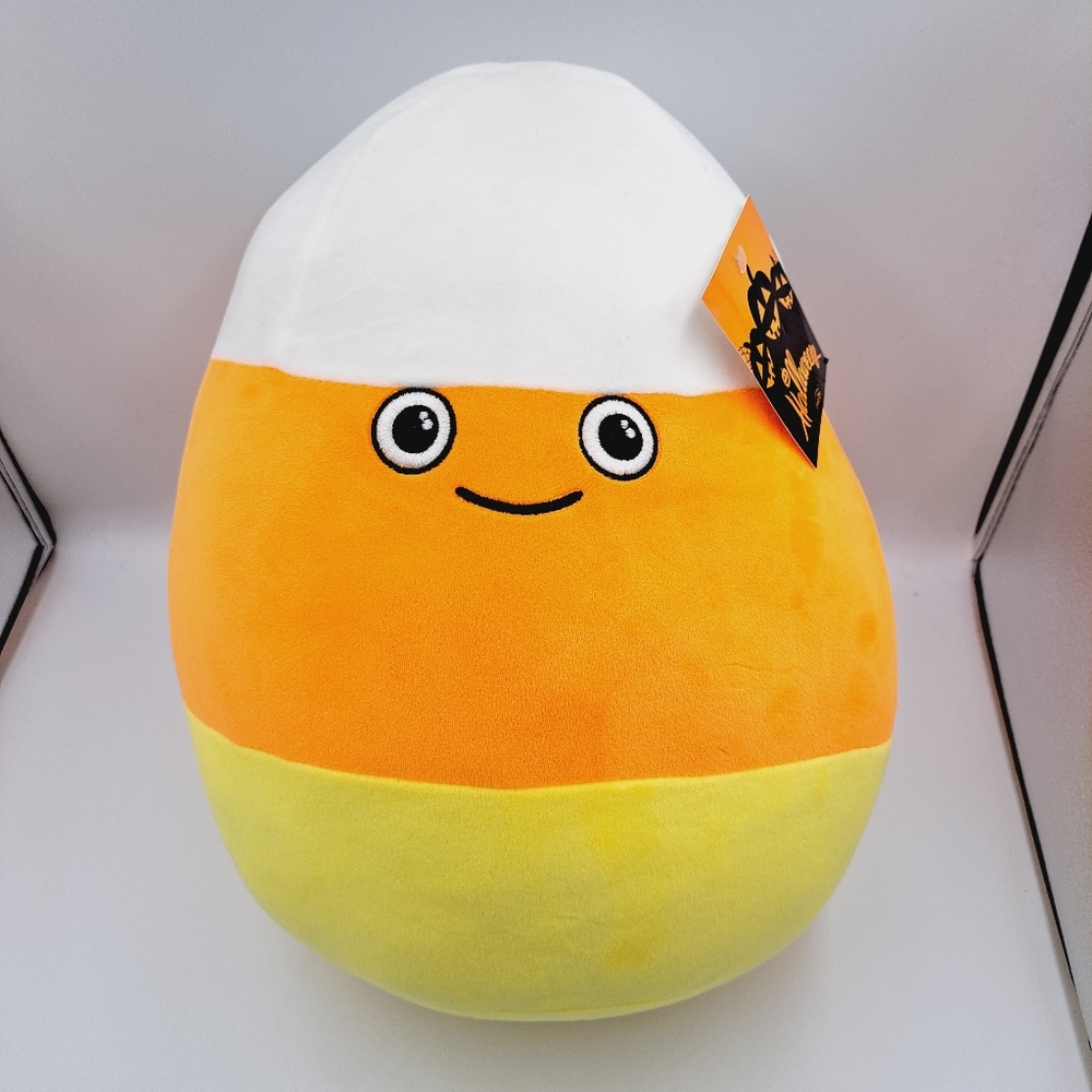 XL Plush Smoochy Pals Halloween Candy Corn Plush Toy Size 15 Inch